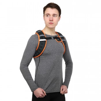 Жилет утяжелитель 5кг Zelart XB9300-5 черный-оранжевый Жилет утяжелитель 5кг Zelart XB9300-5 черный-оранжевый