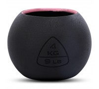 Гиря-колокол чугунная окрашенная BALL BELL LiveUp LP8047-9LB вес 4кг черный