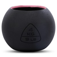 Гиря-колокол чугунная окрашенная BALL BELL LiveUp LP8047-9LB вес 4кг черный