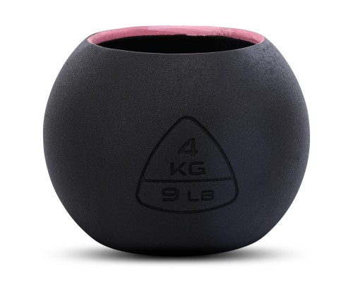 Гиря-колокол чугунная окрашенная BALL BELL LiveUp LP8047-9LB вес 4кг черный