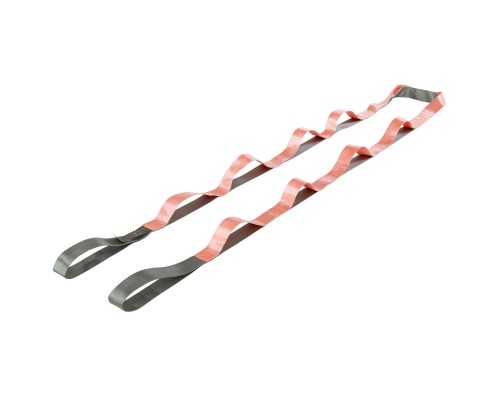 Лента стропа с петлями для растяжки Stretch Strap SP-Sport FI-0175 10 петель Серый-оранжевый