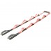 Лента стропа с петлями для растяжки Stretch Strap SP-Sport FI-0175 10 петель Серый-оранжевый