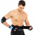 Пояс атлетический текстильный LiveUp LP8717 спинка-18см, черный