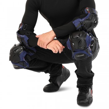 Комплект мотозащиты наколенники и налокотники CUIRASSIER KOL-3-E01-3 Синий Комплект мотозащиты наколенники и налокотники CUIRASSIER KOL-3-E01-3 Синий