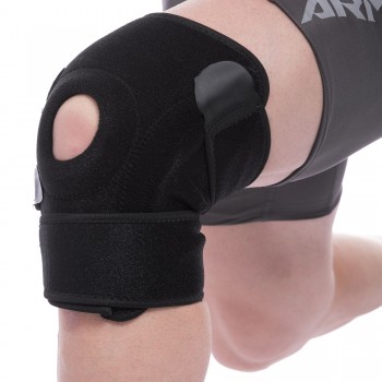 Наколенник бандаж со спиральными ребрами жесткости MUTE 9096 1шт черный Наколенник бандаж со спиральными ребрами жесткости MUTE 9096 1шт черный