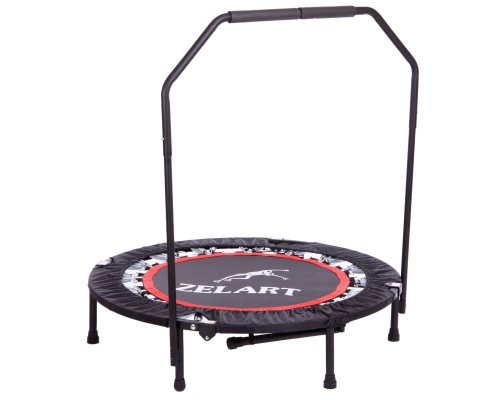 Фитнес батут складной круглый SP-Sport TX-6388B-40 101см черный-красный