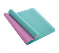 Коврик для йоги и фитнеса TPE Zelart FI-1515 183x61x0,4см Мятный