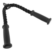 Канат гибкая тяга для трицепса с двойным хватом HIGHQ SPORT SC-801569 68см черный