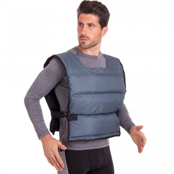 Жилет утяжелитель SP-Planeta TA-3547-16 вес-16 кг серый