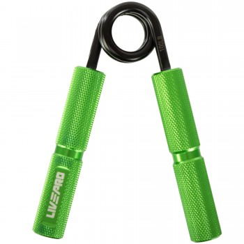 Эспандер кистевой пружинный Bone Crusher LiveUp LP8285-100LB нагрузка 45кг зеленый