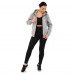 Кофта спортивная женская на молнии с капюшоном Joma URBAN STREET 902423-150 S-L светло-серый Светло-серый