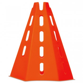Конус-фишка для тренировок с отверстиями для планки и держателем сверху SP-Sport FB-1849 32см Оранжевый
