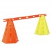 Конус-фишка для тренировок с отверстиями для планки и держателем сверху SP-Sport FB-1849 32см Оранжевый