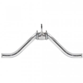 Рукоятка для тяги на трицепс V-образная Zelart NT0447 хром Рукоятка для тяги на трицепс V-образная Zelart NT0447 хром