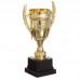 Кубок спортивный с ручками SP-Sport JZ001-1C высота 25см золотой