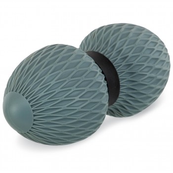 Мяч массажный двойной для МФР и самомассажа Duoball SP-Sport FI-0727 ø6,5см Серый