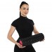 Роллер массажный цилиндр (ролик мфр) заполненный пеной 45см Grid Bubble Roller SP-Sport FI-9391 Фиолетовый