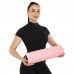 Роллер массажный цилиндр (ролик мфр) заполненный пеной 45см Grid Bubble Roller SP-Sport FI-9391 Фиолетовый