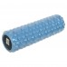 Роллер массажный цилиндр (ролик мфр) заполненный пеной 45см Grid Bubble Roller SP-Sport FI-9391 Фиолетовый