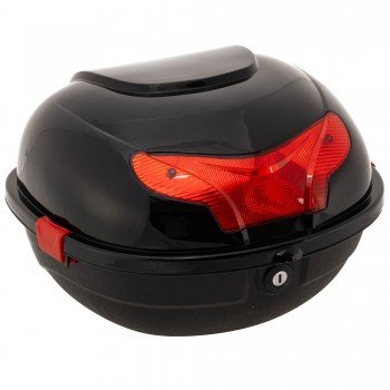 Кофр центральный для мотоцикла багажник задний SP-Sport MS-5787 размер 31х33х22см черный-красный