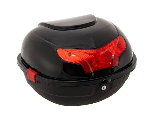 Кофр центральный для мотоцикла багажник задний SP-Sport MS-5787 размер 31х33х22см черный-красный