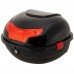 Кофр центральный для мотоцикла багажник задний SP-Sport MS-5787 размер 31х33х22см черный-красный