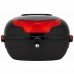 Кофр центральный для мотоцикла багажник задний SP-Sport MS-5787 размер 31х33х22см черный-красный