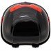 Кофр центральный для мотоцикла багажник задний SP-Sport MS-5787 размер 31х33х22см черный-красный