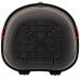 Кофр центральный для мотоцикла багажник задний SP-Sport MS-5787 размер 31х33х22см черный-красный