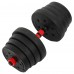 Гантели трансформер превращаются в штангу 3в1 SP-Sport TA-9455-30 30кг черный-красный Гантели трансформер превращаются в штангу 3в1 SP-Sport TA-9455-30 30кг черный-красный