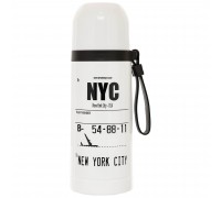 Термос стальной маленький SP-Sport LD-BW8033S 350мл Белый