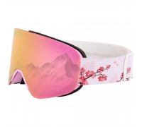 Очки горнолыжные со съемной магнитной линзой SP-Sport BC-5813 розовый