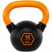Гиря тренировочная цельная обрезиненная с окрашенной ручкой LiveUp Urethane competition kettlebell UAZE5336-16 вес 16кг черный-оранжевый Гиря тренировочная цельная обрезиненная с окрашенной ручкой LiveUp Urethane competition kettlebell UAZE5336-16 вес 16кг черный-оранжевый