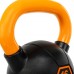 Гиря тренировочная цельная обрезиненная с окрашенной ручкой LiveUp Urethane competition kettlebell UAZE5336-16 вес 16кг черный-оранжевый Гиря тренировочная цельная обрезиненная с окрашенной ручкой LiveUp Urethane competition kettlebell UAZE5336-16 вес 16кг черный-оранжевый