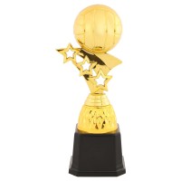 Фигура наградная спортивная SP-Sport Волейбольный мяч JZ2428C высота 22см золото