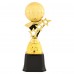 Фигура наградная спортивная SP-Sport Волейбольный мяч JZ2428C высота 22см золото