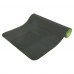 Коврик для йоги и фитнеса TPE двухслойный SP-Planeta FI-3046-650 183x61x0,6см Зеленый-серый