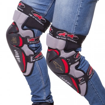 Защита колена и голени Alpinestar MS-4320 2шт черный-красный