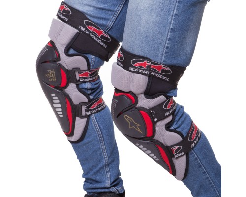 Защита колена и голени Alpinestar MS-4320 2шт черный-красный