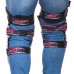 Защита колена и голени Alpinestar MS-4320 2шт черный-красный