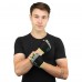 Перчатки спортивные ZELART WorkOut BC-2428 размер S-XL черный-салатовый