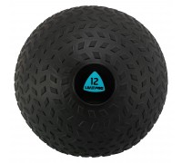 Слэмбол мяч набивной для кроссфита и фитнеса Slam Ball LiveUp LP8105-12 12кг черный