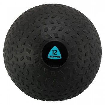 Слэмбол мяч набивной для кроссфита и фитнеса Slam Ball LiveUp LP8105-12 12кг черный