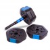Гантели разборные пластиковые 15кг SP-Sport TA-1826-15 2шт по 7,5кг чорний-синій