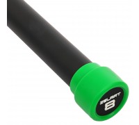 Бодибар Body Bar Zelart FI-4776-8 вес 8кг черный-зеленый