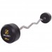 Штанга фиксированная изогнутая обрезиненная Zelart Rubber Coated Barbell TA-2687-40 длина-95см 40кг черный Штанга фиксированная изогнутая обрезиненная Zelart Rubber Coated Barbell TA-2687-40 длина-95см 40кг черный
