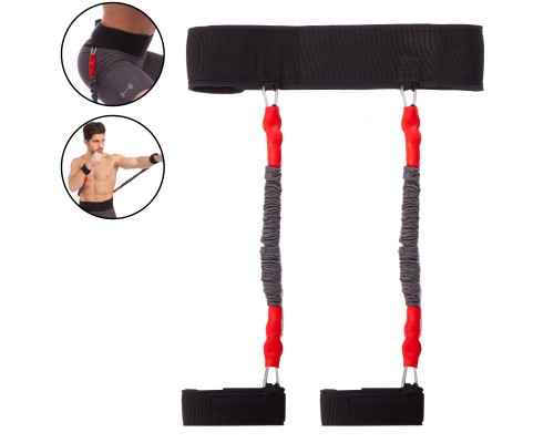 Тренировочная система для прыжков SP-Planeta HIGH JUMPING EXERCISER FI-3022 черный-красный