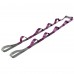 Лента стропа с петлями для растяжки Stretch Strap SP-Sport FI-0175 10 петель Серый-синий