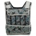 Жилет утяжелитель с регулируемым весом LiveUp WEIGTH VEST LP8195-20 вес-1-20кг черный-серый