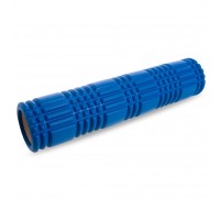 Роллер массажный цилиндр (ролик мфр) 61см Grid 3D Roller SP-Sport FI-4941 Синий